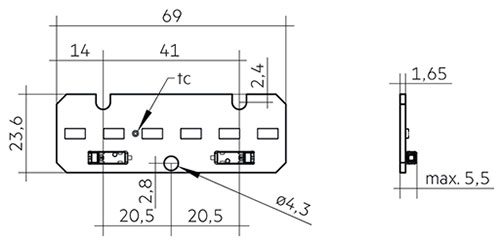24x140mm 650lm 830 2T ADV, LED Linear Modules